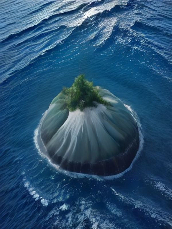 手机竖屏播放动画，手指滑动界面，背景是模糊的动漫海报墙